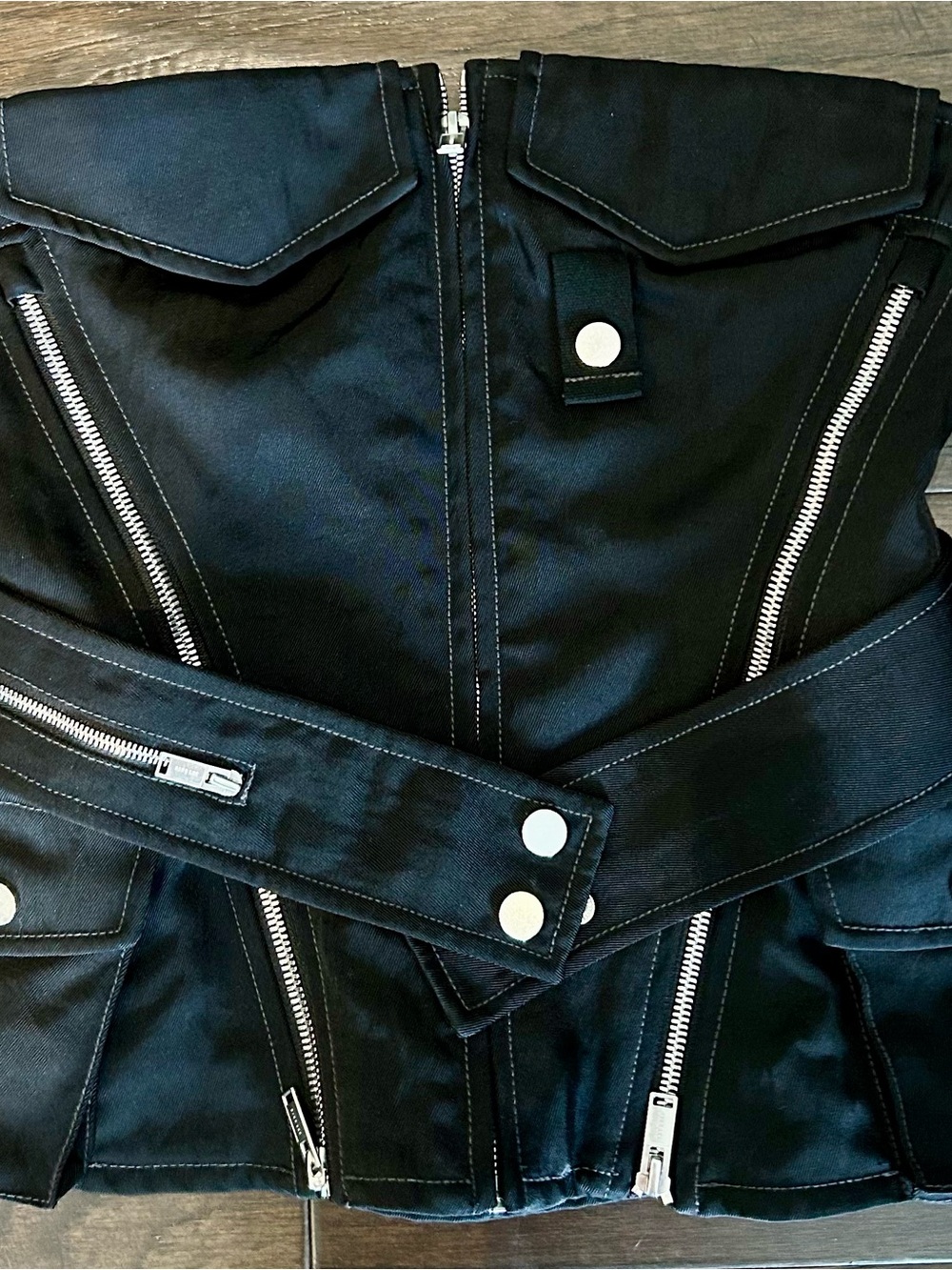 Dion Lee: Aviator Nylon Corset Top